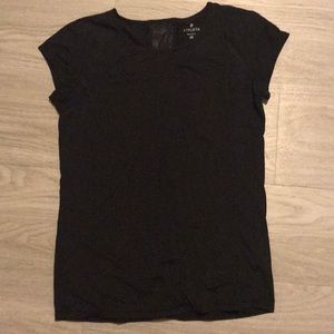 Athleta mesh sleeved workout top